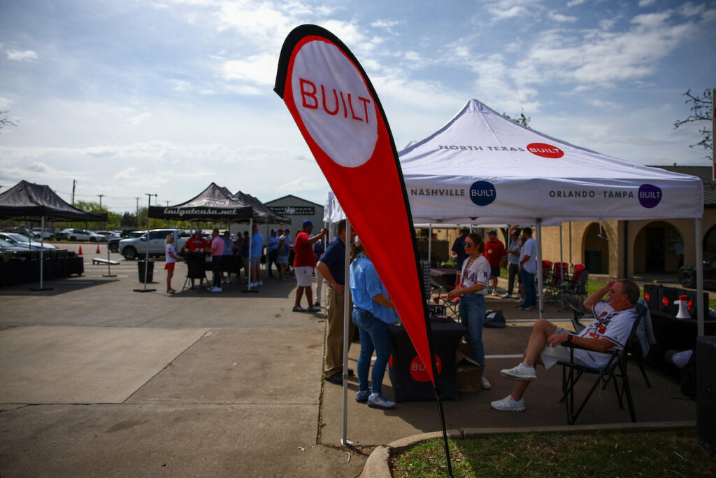 DALLAS, TX - March 27: North Texas Built chapter holds their Texas Rangers Opening Day event at Globe Life Field on March 27, Dallas, Texas. (Photo by Aric Becker)