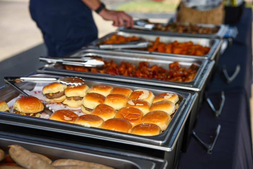 DALLAS, TX - March 27: North Texas Built chapter holds their Texas Rangers Opening Day event at Globe Life Field on March 27, Dallas, Texas. (Photo by Aric Becker)