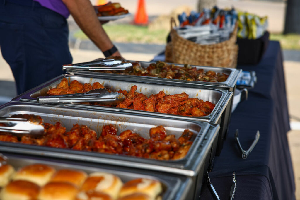 DALLAS, TX - March 27: North Texas Built chapter holds their Texas Rangers Opening Day event at Globe Life Field on March 27, Dallas, Texas. (Photo by Aric Becker)