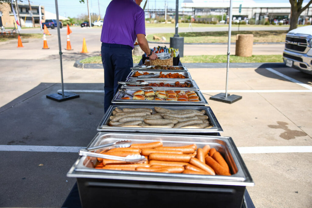 DALLAS, TX - March 27: North Texas Built chapter holds their Texas Rangers Opening Day event at Globe Life Field on March 27, Dallas, Texas. (Photo by Aric Becker)