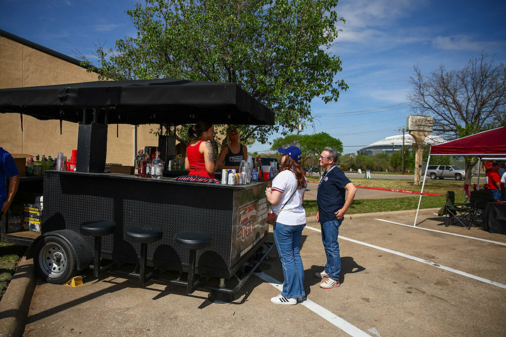 DALLAS, TX - March 27: North Texas Built chapter holds their Texas Rangers Opening Day event at Globe Life Field on March 27, Dallas, Texas. (Photo by Aric Becker)