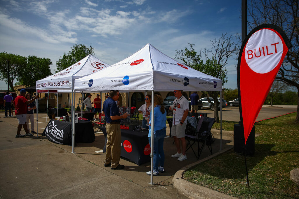 DALLAS, TX - March 27: North Texas Built chapter holds their Texas Rangers Opening Day event at Globe Life Field on March 27, Dallas, Texas. (Photo by Aric Becker)