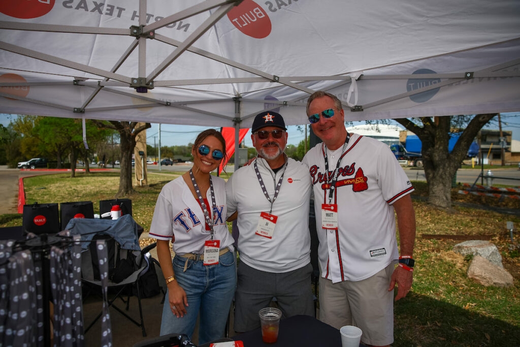 DALLAS, TX - March 27: North Texas Built chapter holds their Texas Rangers Opening Day event at Globe Life Field on March 27, Dallas, Texas. (Photo by Aric Becker)