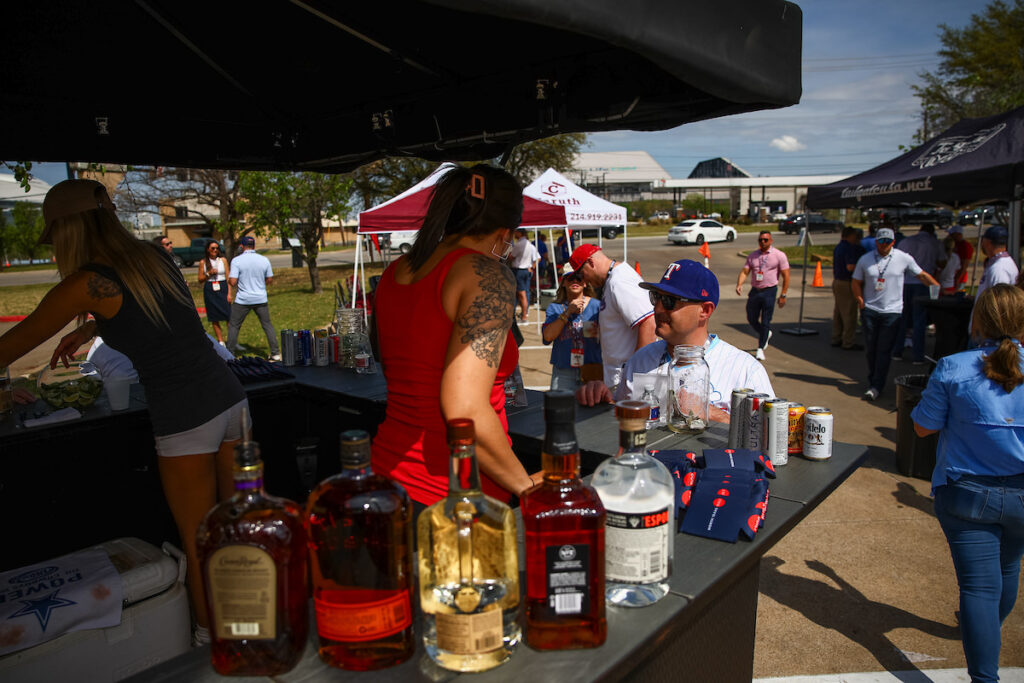 DALLAS, TX - March 27: North Texas Built chapter holds their Texas Rangers Opening Day event at Globe Life Field on March 27, Dallas, Texas. (Photo by Aric Becker)