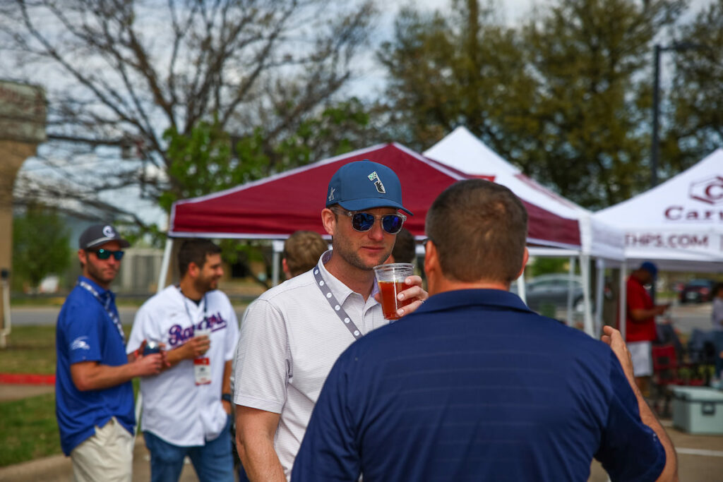 DALLAS, TX - March 27: North Texas Built chapter holds their Texas Rangers Opening Day event at Globe Life Field on March 27, Dallas, Texas. (Photo by Aric Becker)
