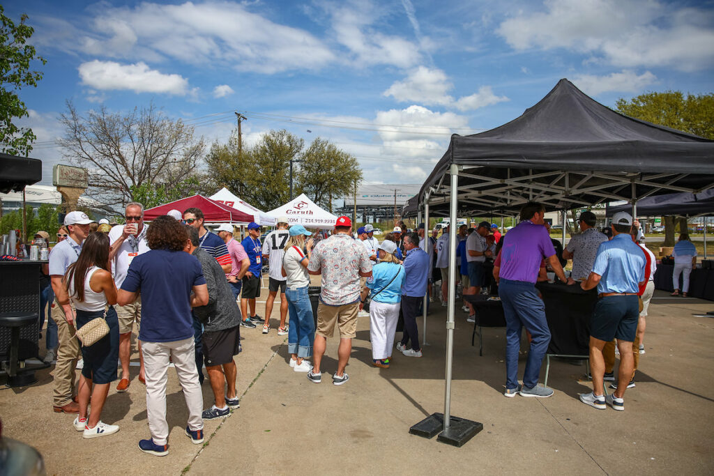 DALLAS, TX - March 27: North Texas Built chapter holds their Texas Rangers Opening Day event at Globe Life Field on March 27, Dallas, Texas. (Photo by Aric Becker)