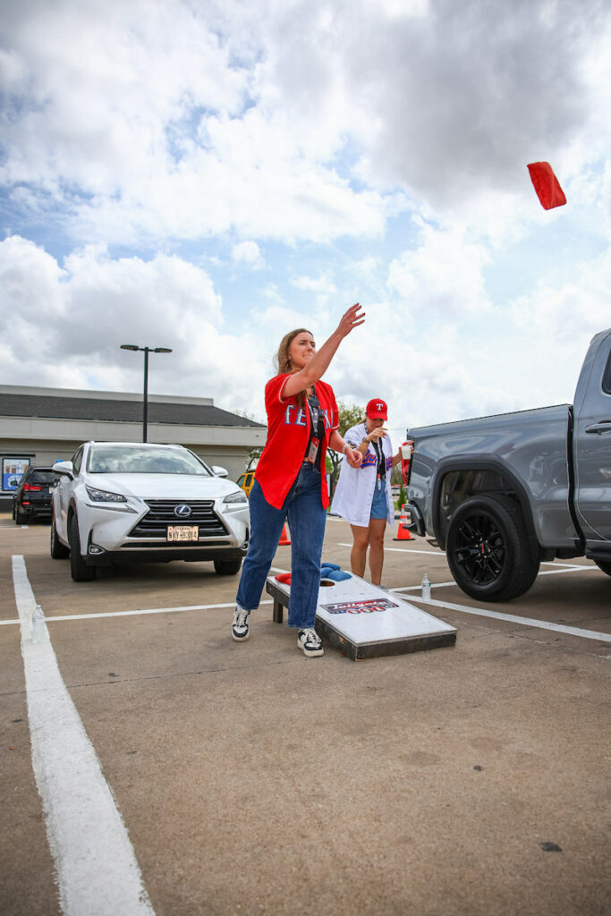 DALLAS, TX - March 27: North Texas Built chapter holds their Texas Rangers Opening Day event at Globe Life Field on March 27, Dallas, Texas. (Photo by Aric Becker)