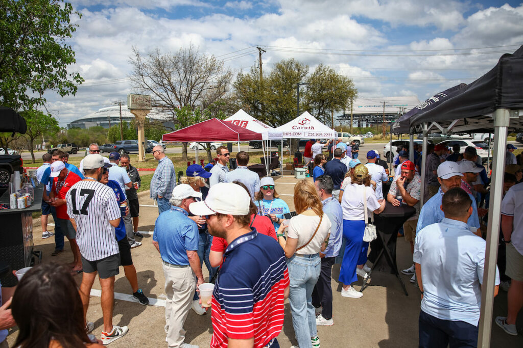 DALLAS, TX - March 27: North Texas Built chapter holds their Texas Rangers Opening Day event at Globe Life Field on March 27, Dallas, Texas. (Photo by Aric Becker)