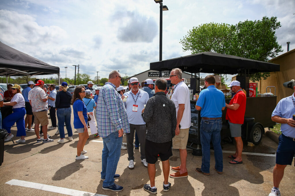 DALLAS, TX - March 27: North Texas Built chapter holds their Texas Rangers Opening Day event at Globe Life Field on March 27, Dallas, Texas. (Photo by Aric Becker)