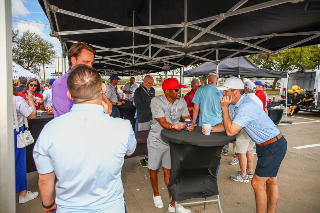 DALLAS, TX - March 27: North Texas Built chapter holds their Texas Rangers Opening Day event at Globe Life Field on March 27, Dallas, Texas. (Photo by Aric Becker)