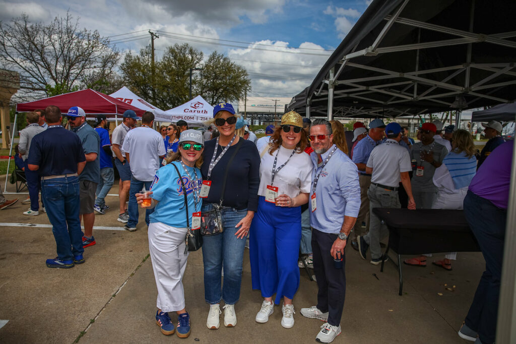 DALLAS, TX - March 27: North Texas Built chapter holds their Texas Rangers Opening Day event at Globe Life Field on March 27, Dallas, Texas. (Photo by Aric Becker)