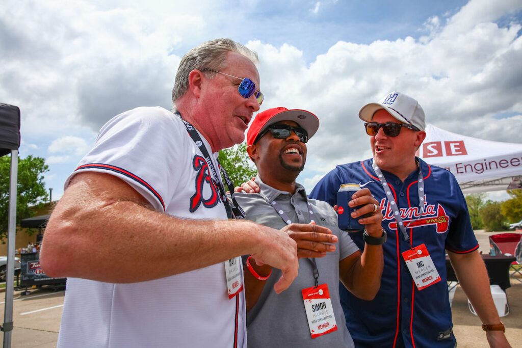 DALLAS, TX - March 27: North Texas Built chapter holds their Texas Rangers Opening Day event at Globe Life Field on March 27, Dallas, Texas. (Photo by Aric Becker)