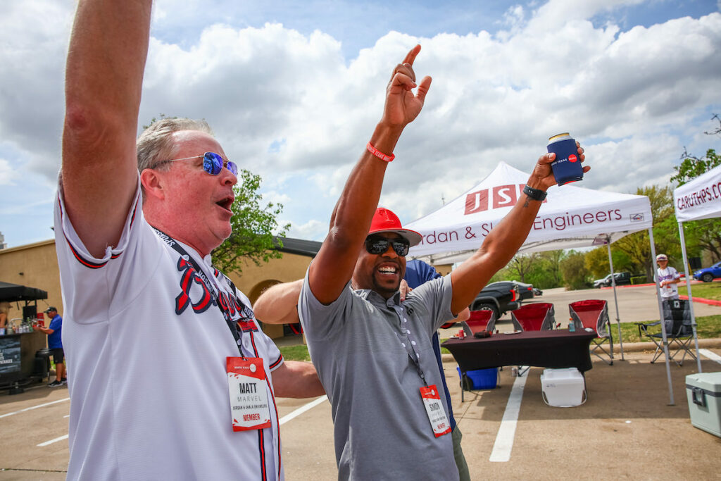 DALLAS, TX - March 27: North Texas Built chapter holds their Texas Rangers Opening Day event at Globe Life Field on March 27, Dallas, Texas. (Photo by Aric Becker)