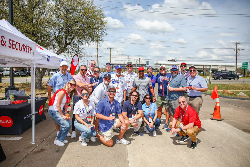 DALLAS, TX - March 27: North Texas Built chapter holds their Texas Rangers Opening Day event at Globe Life Field on March 27, Dallas, Texas. (Photo by Aric Becker)