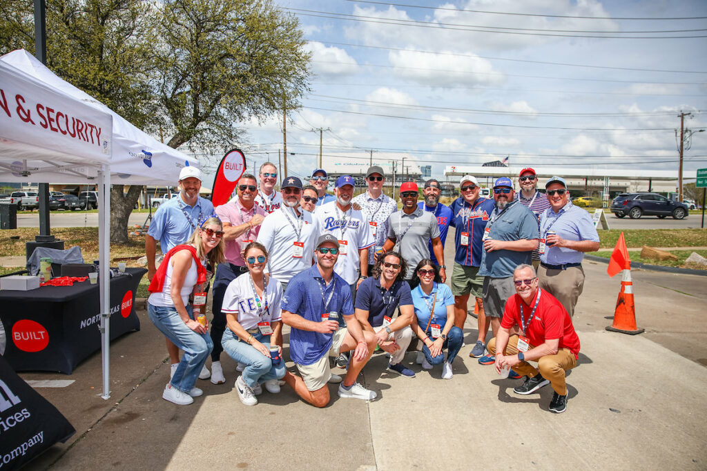 DALLAS, TX - March 27: North Texas Built chapter holds their Texas Rangers Opening Day event at Globe Life Field on March 27, Dallas, Texas. (Photo by Aric Becker)