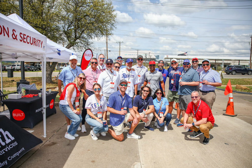 DALLAS, TX - March 27: North Texas Built chapter holds their Texas Rangers Opening Day event at Globe Life Field on March 27, Dallas, Texas. (Photo by Aric Becker)
