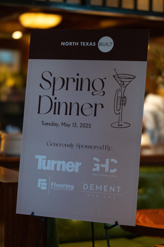 DALLAS, TX - MAY 13: Built North Texas chapter holds their Spring Dinner event at Jack & Harry’s  on May 13, Dallas, Texas. (Photo by Aric Becker)