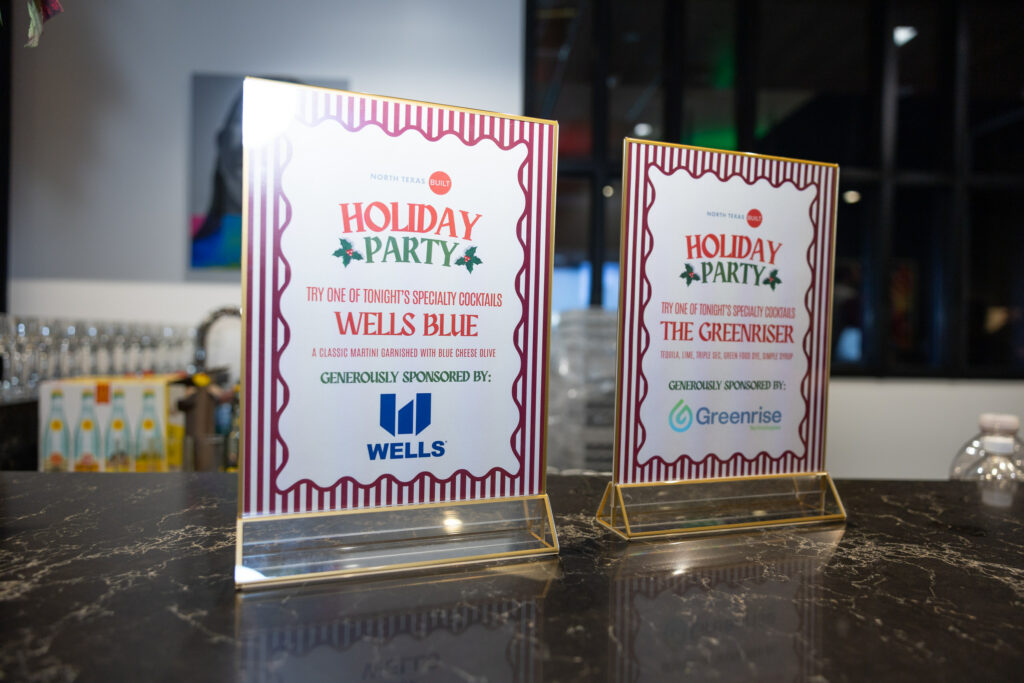 DALLAS, TX - DECEMBER 3: North Texas Built chapter holds their Holiday party at HOAR Construction office on December 3, Dallas, Texas. (Photo by Aric Becker)