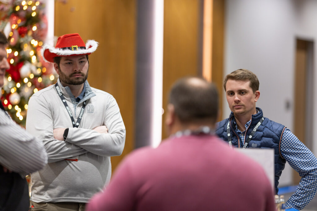 DALLAS, TX - DECEMBER 3: North Texas Built chapter holds their Holiday party at HOAR Construction office on December 3, Dallas, Texas. (Photo by Aric Becker)
