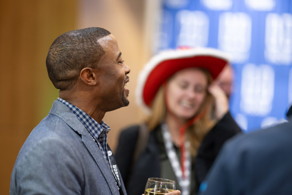 DALLAS, TX - DECEMBER 3: North Texas Built chapter holds their Holiday party at HOAR Construction office on December 3, Dallas, Texas. (Photo by Aric Becker)