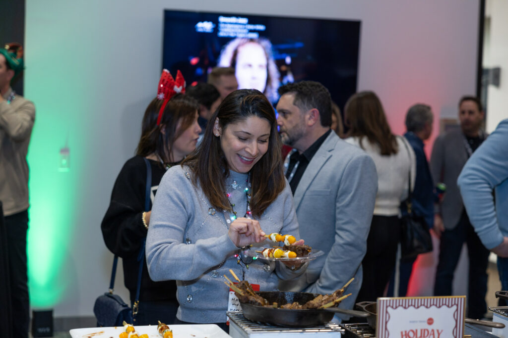 DALLAS, TX - DECEMBER 3: North Texas Built chapter holds their Holiday party at HOAR Construction office on December 3, Dallas, Texas. (Photo by Aric Becker)