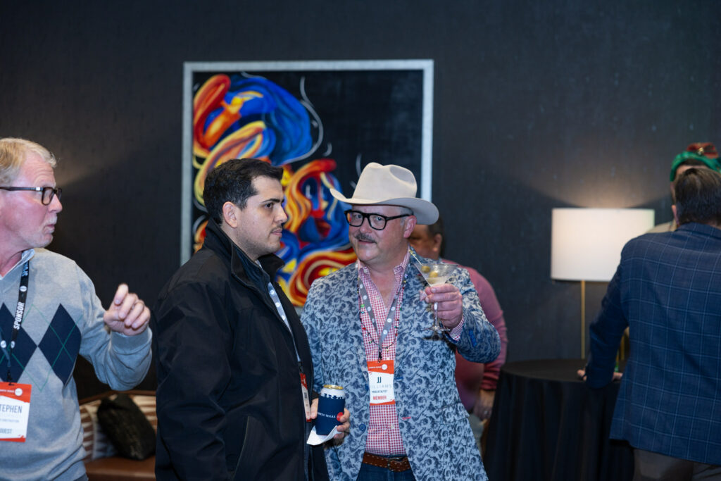 DALLAS, TX - DECEMBER 3: North Texas Built chapter holds their Holiday party at HOAR Construction office on December 3, Dallas, Texas. (Photo by Aric Becker)