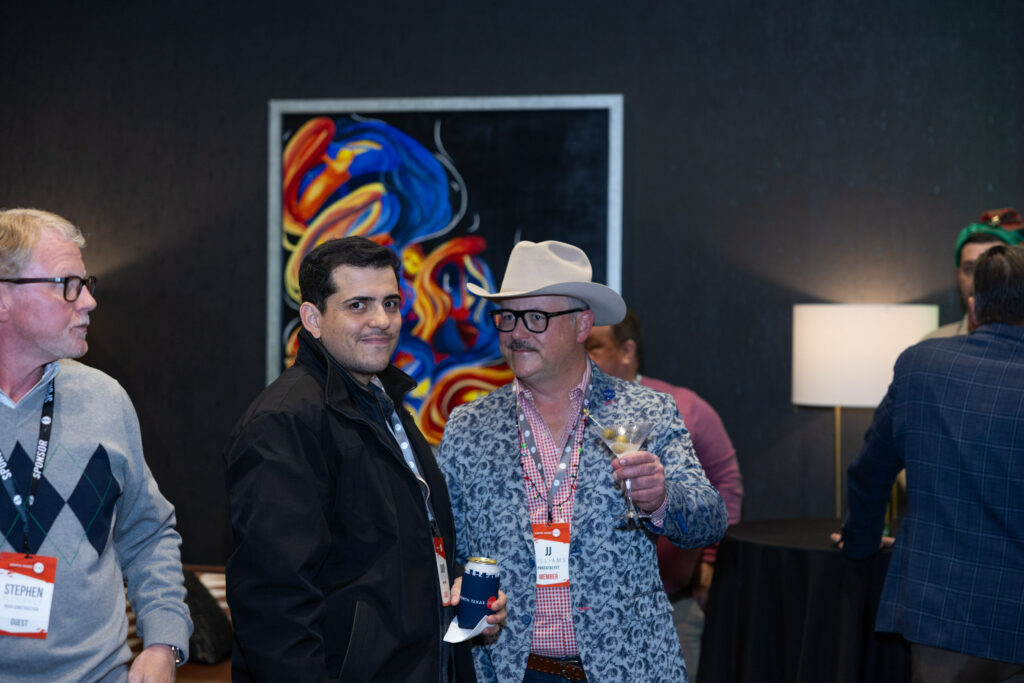 DALLAS, TX - DECEMBER 3: North Texas Built chapter holds their Holiday party at HOAR Construction office on December 3, Dallas, Texas. (Photo by Aric Becker)