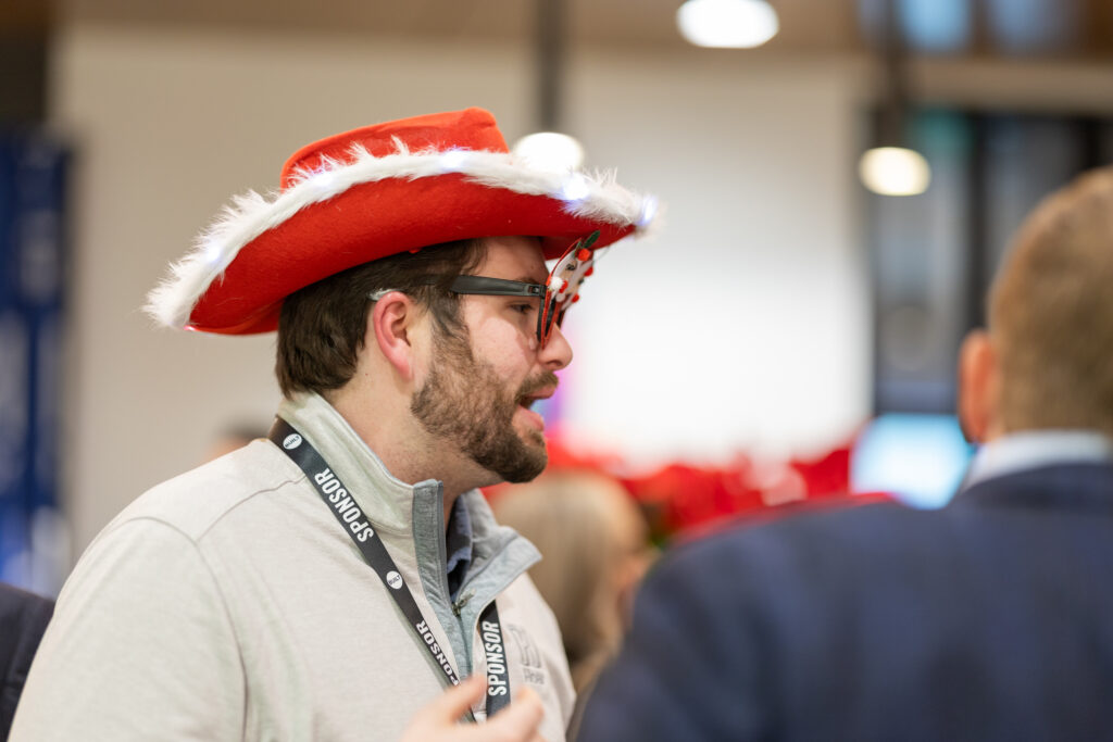DALLAS, TX - DECEMBER 3: North Texas Built chapter holds their Holiday party at HOAR Construction office on December 3, Dallas, Texas. (Photo by Aric Becker)