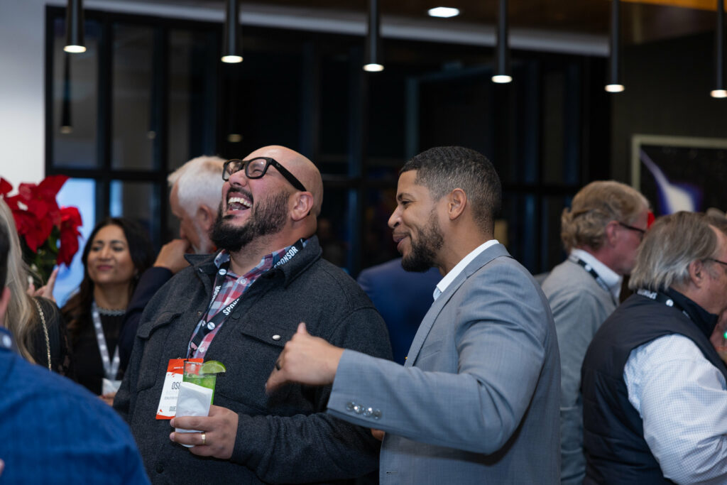 DALLAS, TX - DECEMBER 3: North Texas Built chapter holds their Holiday party at HOAR Construction office on December 3, Dallas, Texas. (Photo by Aric Becker)