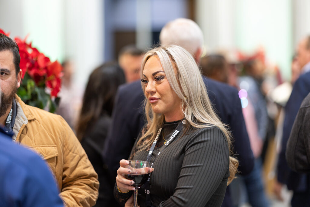 DALLAS, TX - DECEMBER 3: North Texas Built chapter holds their Holiday party at HOAR Construction office on December 3, Dallas, Texas. (Photo by Aric Becker)