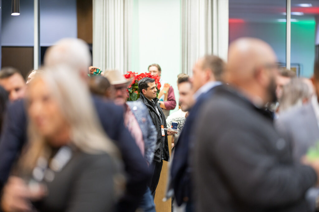 DALLAS, TX - DECEMBER 3: North Texas Built chapter holds their Holiday party at HOAR Construction office on December 3, Dallas, Texas. (Photo by Aric Becker)