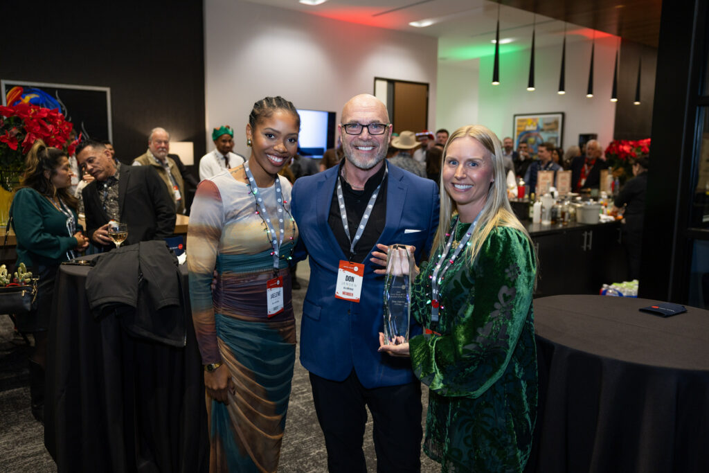 DALLAS, TX - DECEMBER 3: North Texas Built chapter holds their Holiday party at HOAR Construction office on December 3, Dallas, Texas. (Photo by Aric Becker)