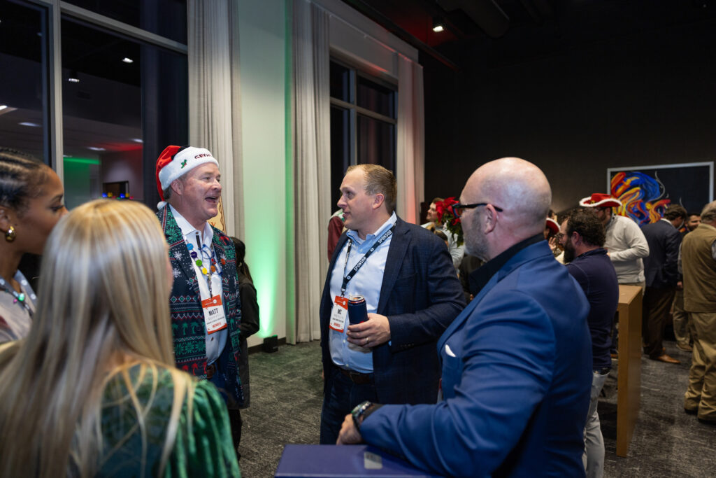 DALLAS, TX - DECEMBER 3: North Texas Built chapter holds their Holiday party at HOAR Construction office on December 3, Dallas, Texas. (Photo by Aric Becker)