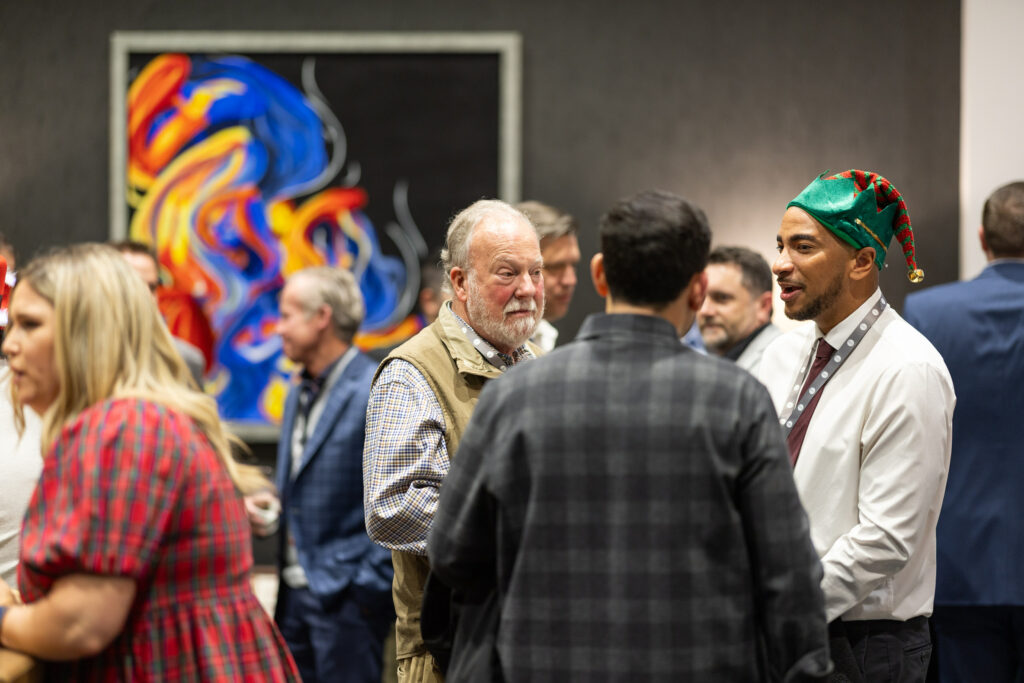 DALLAS, TX - DECEMBER 3: North Texas Built chapter holds their Holiday party at HOAR Construction office on December 3, Dallas, Texas. (Photo by Aric Becker)