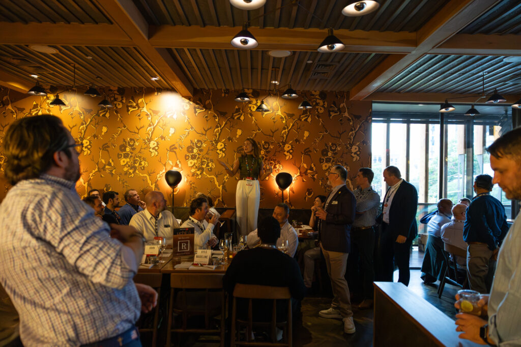 DALLAS, TX - OCTOBER 8: North Texas Built chapter holds their dinner event at Uchiba on October 8, Dallas, Texas. (Photo by Aric Becker)