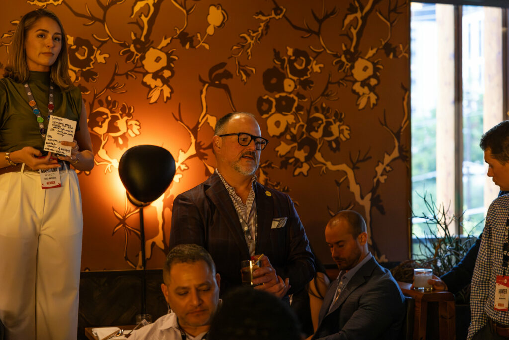 DALLAS, TX - OCTOBER 8: North Texas Built chapter holds their dinner event at Uchiba on October 8, Dallas, Texas. (Photo by Aric Becker)