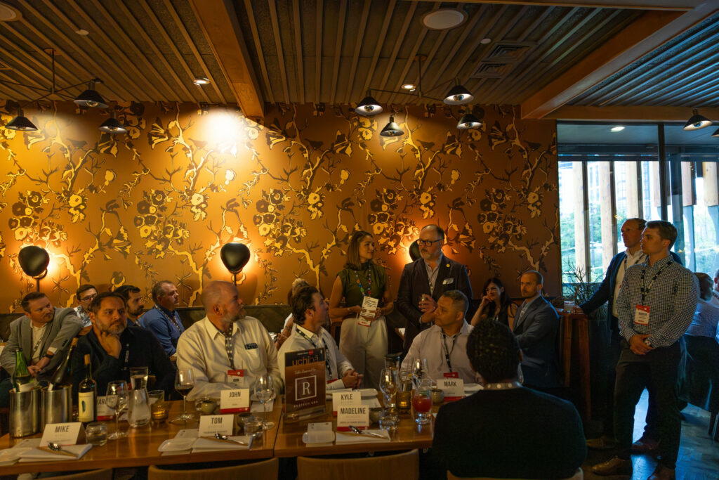 DALLAS, TX - OCTOBER 8: North Texas Built chapter holds their dinner event at Uchiba on October 8, Dallas, Texas. (Photo by Aric Becker)