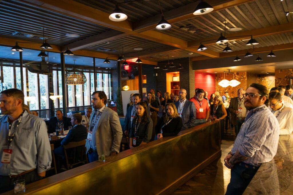 DALLAS, TX - OCTOBER 8: North Texas Built chapter holds their dinner event at Uchiba on October 8, Dallas, Texas. (Photo by Aric Becker)
