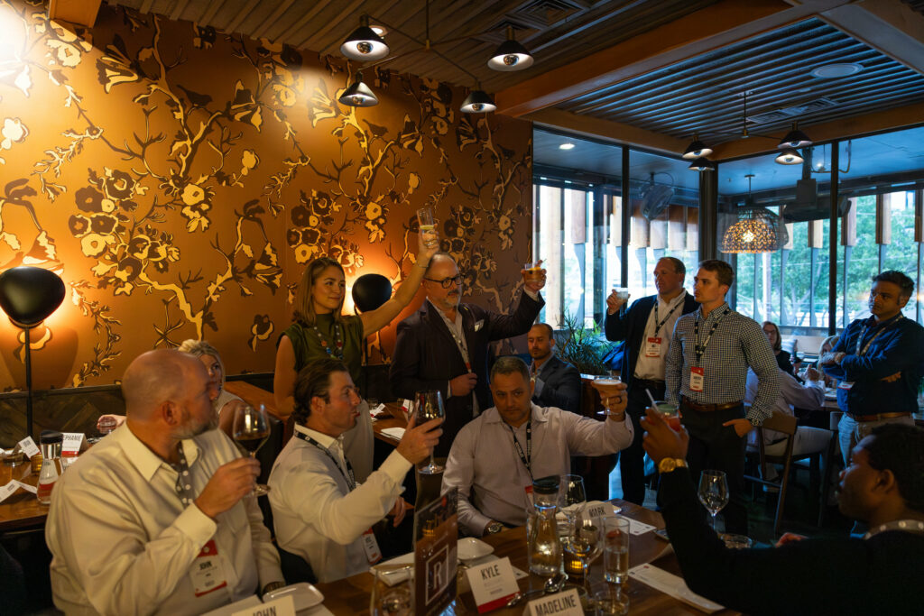DALLAS, TX - OCTOBER 8: North Texas Built chapter holds their dinner event at Uchiba on October 8, Dallas, Texas. (Photo by Aric Becker)
