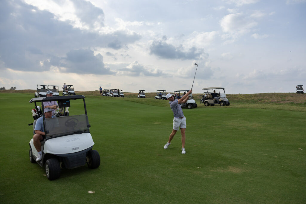 DALLAS, TX - NOVEMBER 19: North Texas Built cha[pter holds their annual golf tournament at The Tribute Golf Links on November 19, Dallas, Texas. (Photo by Aric Becker)