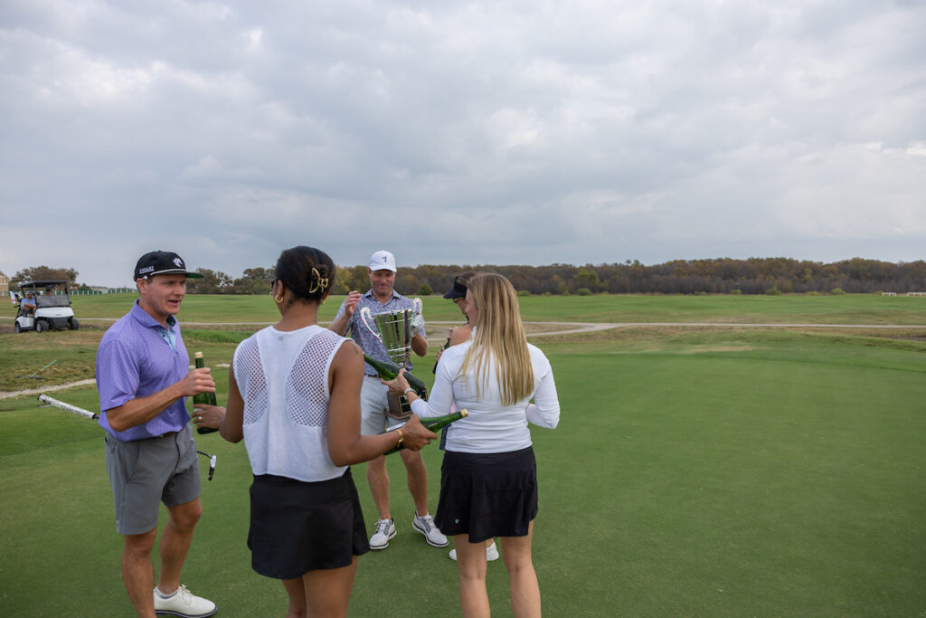 DALLAS, TX - NOVEMBER 19: North Texas Built cha[pter holds their annual golf tournament at The Tribute Golf Links on November 19, Dallas, Texas. (Photo by Aric Becker)