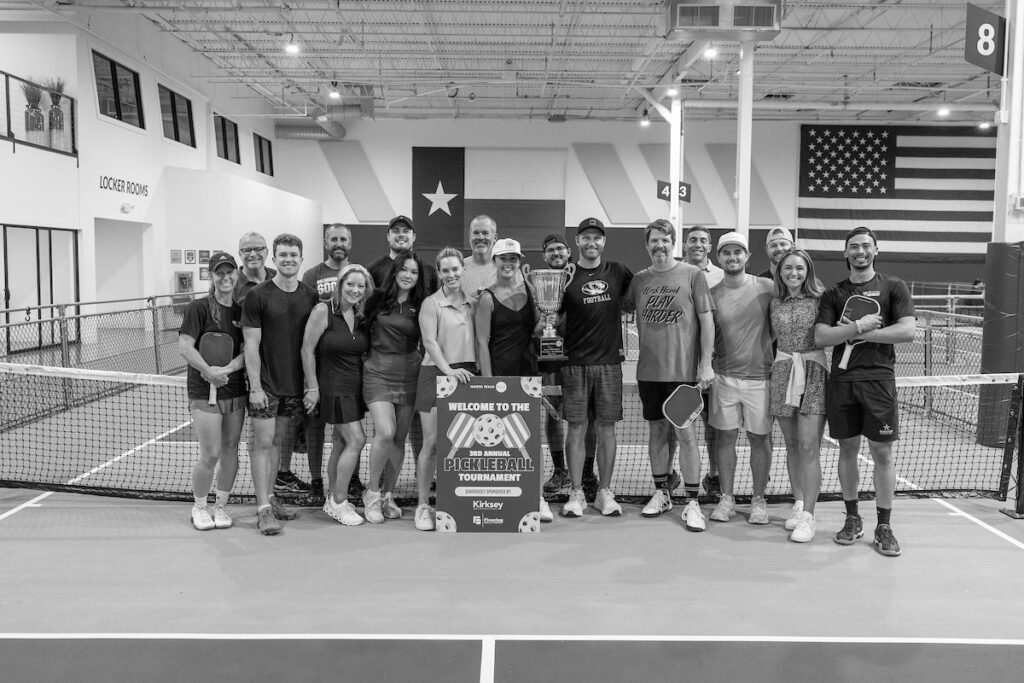PLANO, TX - AUGUST 28: North Texas Built chapter holds their Pickleball Network Tournament at Pickleball Kingdom on August 28, Plano, Texas. (Photo by Aric Becker)