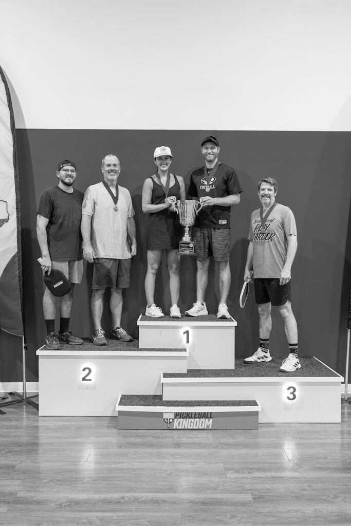 PLANO, TX - AUGUST 28: North Texas Built chapter holds their Pickleball Network Tournament at Pickleball Kingdom on August 28, Plano, Texas. (Photo by Aric Becker)