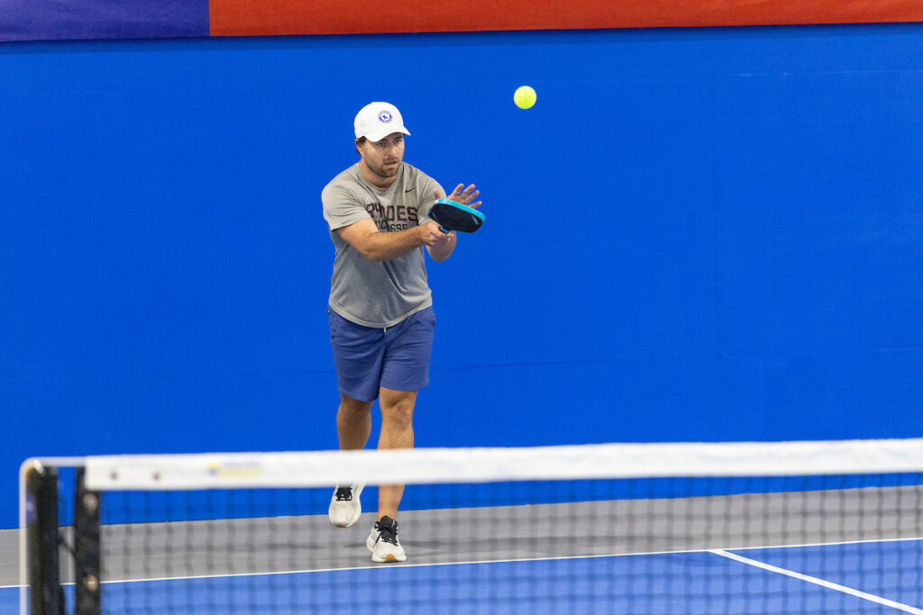 PLANO, TX - AUGUST 28: North Texas Built chapter holds their Pickleball Network Tournament at Pickleball Kingdom on August 28, Plano, Texas. (Photo by Aric Becker)