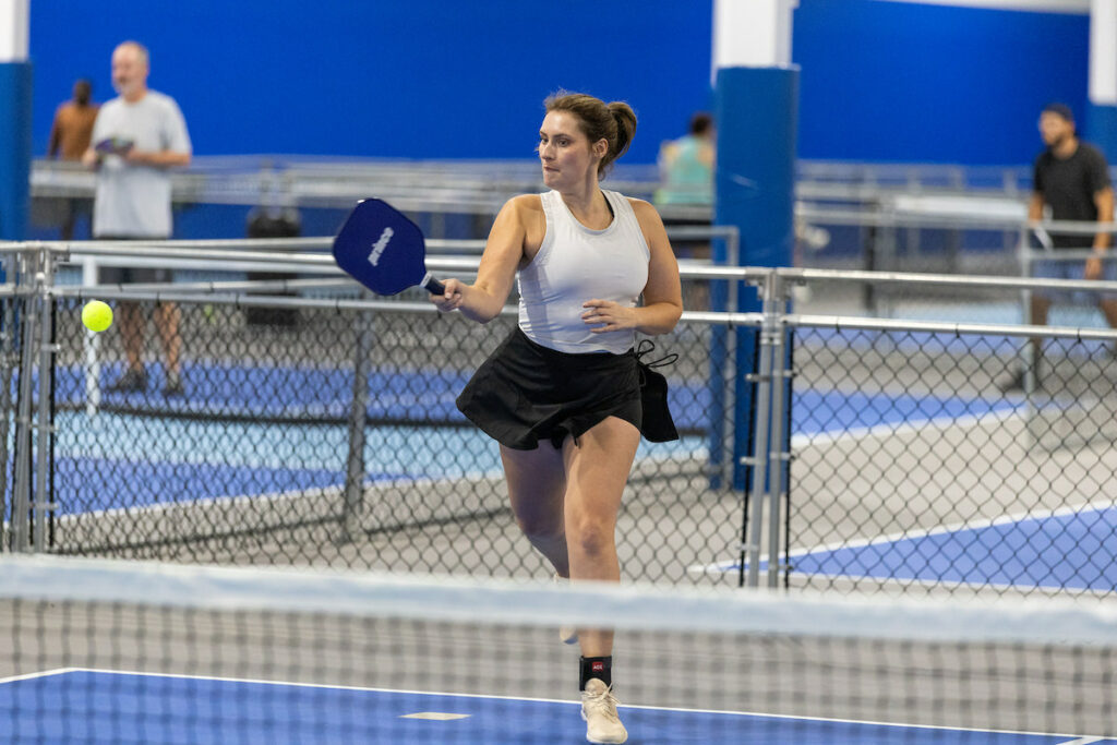 PLANO, TX - AUGUST 28: North Texas Built chapter holds their Pickleball Network Tournament at Pickleball Kingdom on August 28, Plano, Texas. (Photo by Aric Becker)