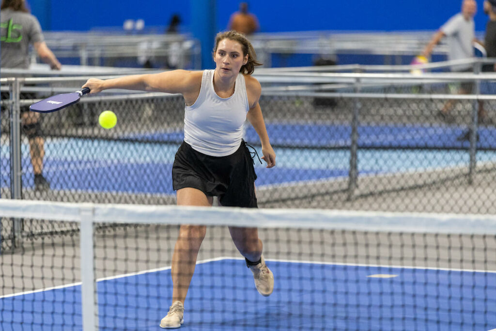 PLANO, TX - AUGUST 28: North Texas Built chapter holds their Pickleball Network Tournament at Pickleball Kingdom on August 28, Plano, Texas. (Photo by Aric Becker)