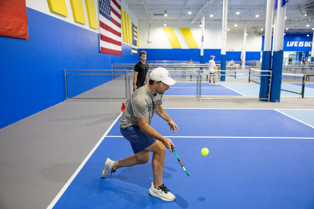 PLANO, TX - AUGUST 28: North Texas Built chapter holds their Pickleball Network Tournament at Pickleball Kingdom on August 28, Plano, Texas. (Photo by Aric Becker)