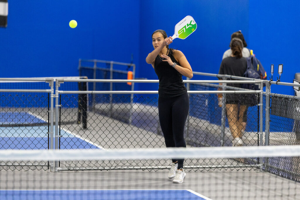 PLANO, TX - AUGUST 28: North Texas Built chapter holds their Pickleball Network Tournament at Pickleball Kingdom on August 28, Plano, Texas. (Photo by Aric Becker)