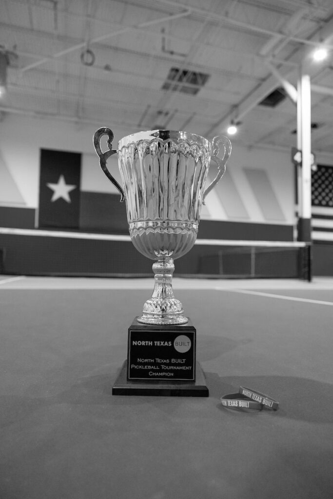 PLANO, TX - AUGUST 28: North Texas Built chapter holds their Pickleball Network Tournament at Pickleball Kingdom on August 28, Plano, Texas. (Photo by Aric Becker)