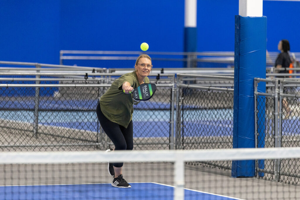 PLANO, TX - AUGUST 28: North Texas Built chapter holds their Pickleball Network Tournament at Pickleball Kingdom on August 28, Plano, Texas. (Photo by Aric Becker)